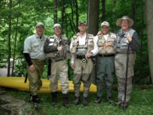 Terry and fly fishing buddies